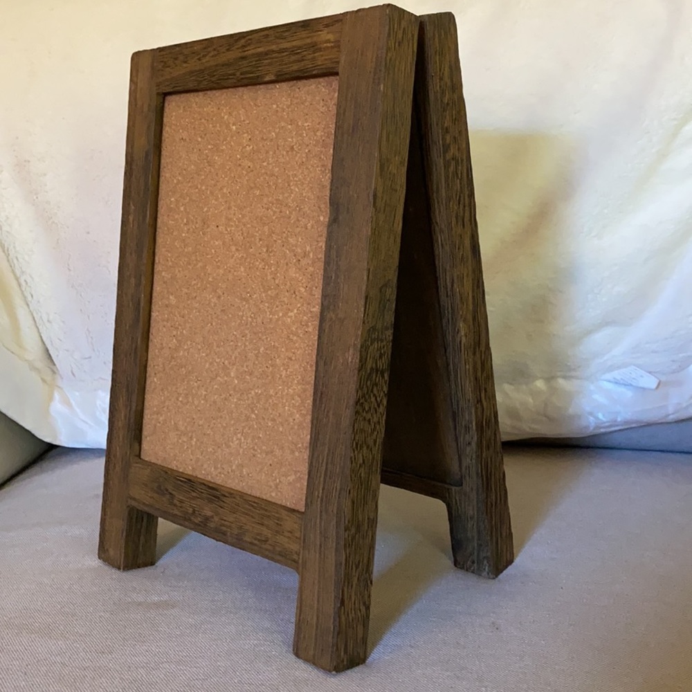 Threshold Desktop Chalk and Cork Easel